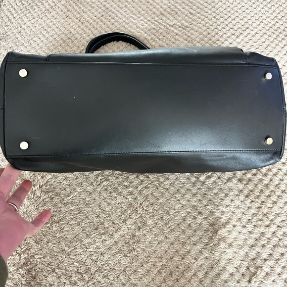 Kate Spade Hampton Road Theresa Black Leather Large Tote Bag - Picture 5 of 9